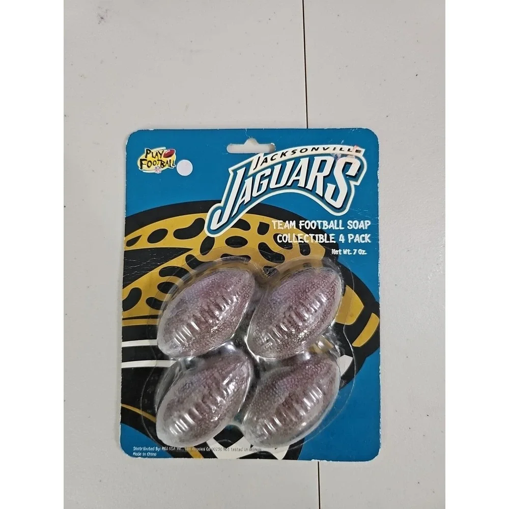 Vintage Jacksonville Jaguars‎ Football Bar Soap 4 Pack